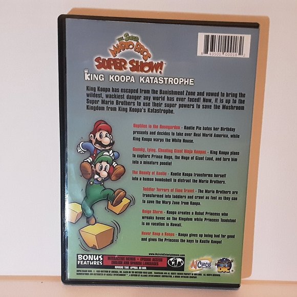 The Super Mario Bros Super Show King Koopa Katastrophe  DVD - Picture 2 of 3